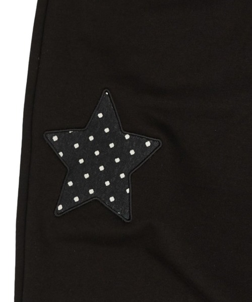 WaiKei（ワイケイ）の「セットアップ着用可能【UNISEX】Wai Kei／アップリケドットパンツ（スウェットパンツ・レディース・ブラック/ナチュラル・MEDIUM/LARGE）」の19枚目の写真