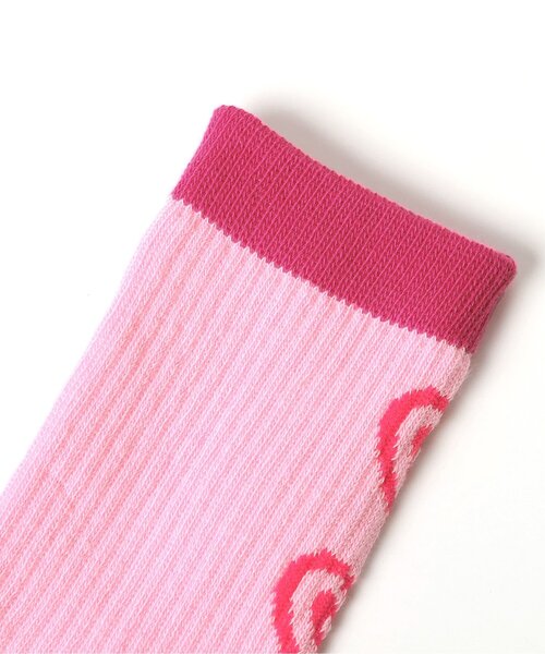 Ampersand(アンパサンド)の「バックデザインソックス(ソックス/靴下・キッズ・グリーン/ピンク/ブラック・24/12/15 )」の4枚目の写真