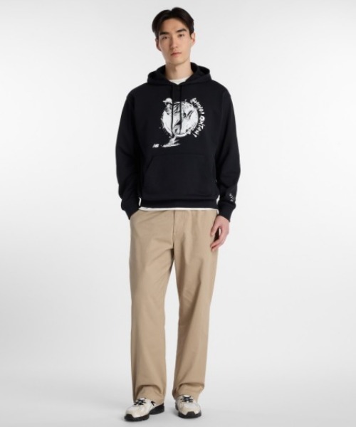 NEW BALANCE(ニューバランス)の「New Balance 大谷翔平 Graphic Hoodie(ニューバランス 大谷翔平 グラフィックフーディー)(パーカー・メンズ・ネイビー系/ブラック・X-LARGE/LARGE/MEDIUM)」の8枚目の写真