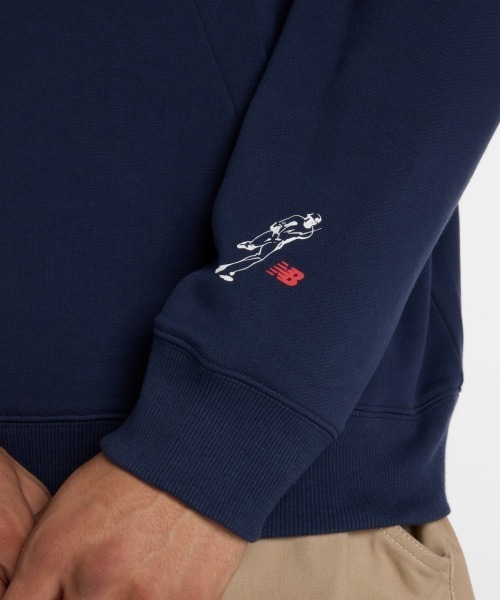 NEW BALANCE(ニューバランス)の「New Balance 大谷翔平 Graphic Hoodie(ニューバランス 大谷翔平 グラフィックフーディー)(パーカー・メンズ・ネイビー系/ブラック・X-LARGE/LARGE/MEDIUM)」の12枚目の写真
