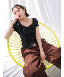 LAGUNAMOON | ウエストレースリラックスパンツ 【夏服】 【セットアップ対応】(その他パンツ)
