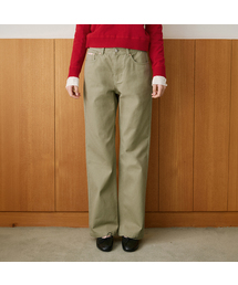 VANONE ATELIER（バノンアトリエ）の「P3282 ウォッシュドストレートパンツ_ライトカーキ（その他パンツ）」