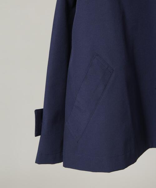 Traditional Weatherwear（トラディショナルウェザーウェア）の「Traditional Weatherwear/MALTON N/C SHORT（ノーカラーコート・レディース・ベージュ/ネイビー・32）」の8枚目の写真