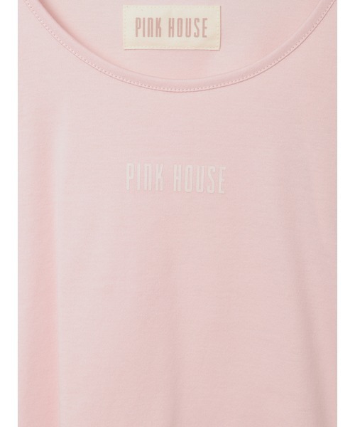 PINK HOUSE（ピンクハウス）の「ロゴプリントカットソー（Tシャツ/カットソー・レディース・アクア/キナリ/ピンク/ブラック・フリー）」の10枚目の写真