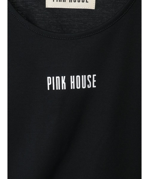 PINK HOUSE（ピンクハウス）の「ロゴプリントカットソー（Tシャツ/カットソー・レディース・アクア/キナリ/ピンク/ブラック・フリー）」の11枚目の写真
