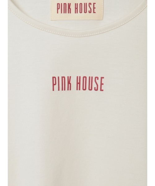 PINK HOUSE（ピンクハウス）の「ロゴプリントカットソー（Tシャツ/カットソー・レディース・アクア/キナリ/ピンク/ブラック・フリー）」の12枚目の写真