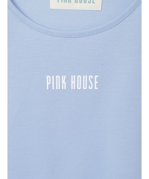 PINK HOUSE（ピンクハウス）の「ロゴプリントカットソー（Tシャツ/カットソー・レディース・アクア/キナリ/ピンク/ブラック・フリー）」の13枚目の写真