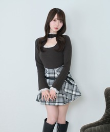 Choker lace knit