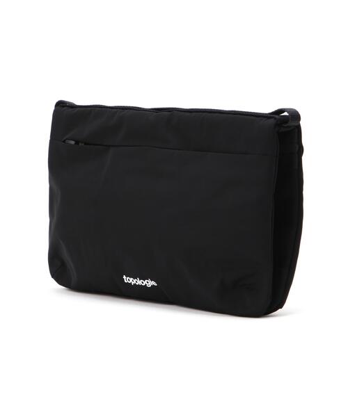 Topologie(トポロジー)の「Topologie/トポロジー Flat Sacoche Small Tech Sateen フラット サコッシュ スモールテックサテン【バッグ単体】(ショルダーバッグ・メンズ・ブラック・F)」の7枚目の写真