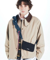 Topologie（トポロジー）の「Topologie/トポロジー  Flat Sacoche Small Tech Sateen フラット サコッシュ スモールテックサテン【バッグ単体】（ショルダーバッグ）」
