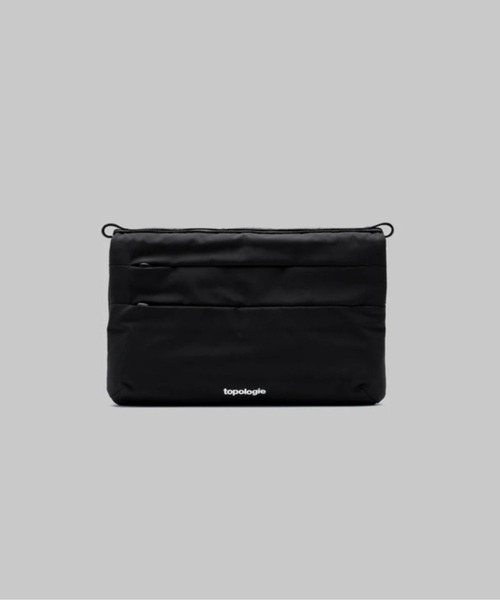 Topologie(トポロジー)の「Topologie/トポロジー Flat Sacoche Small Tech Sateen フラット サコッシュ スモールテックサテン【バッグ単体】(ショルダーバッグ・メンズ・ブラック・F)」の9枚目の写真