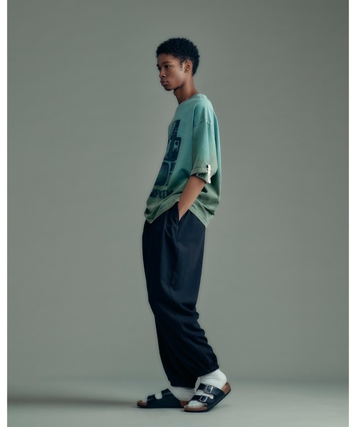 ADAM PATEK（アダムパテック）の「【ADAMPATEK/アダムパテック】noise  aging T エイジングTEE（Tシャツ/カットソー・レディース・ブラック/ホワイト/ピンク/グリーン・1/2）」の6枚目の写真