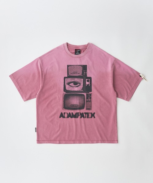 ADAM PATEK（アダムパテック）の「【ADAMPATEK/アダムパテック】noise  aging T エイジングTEE（Tシャツ/カットソー・レディース・ブラック/ホワイト/ピンク/グリーン・1/2）」の11枚目の写真