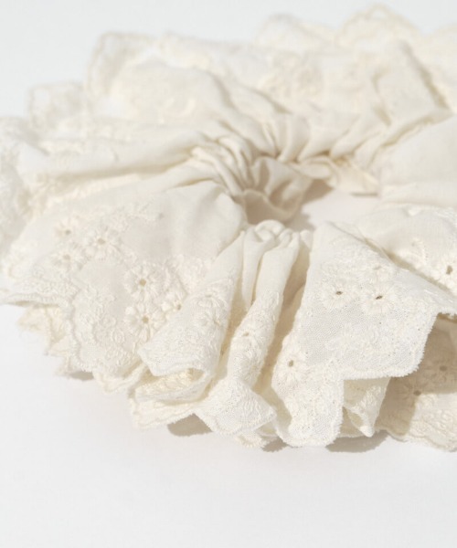 flower(フラワー)の「ガーデンレースシュシュ(シュシュ・レディース・ブルー/グリーン/アイボリー・FREE)」の22枚目の写真