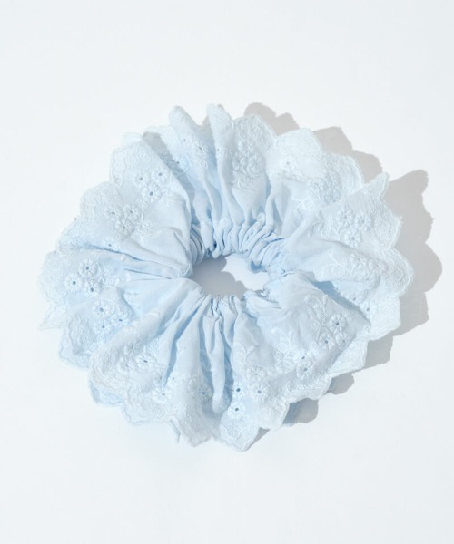 flower(フラワー)の「ガーデンレースシュシュ(シュシュ・レディース・ブルー/グリーン/アイボリー・FREE)」の12枚目の写真