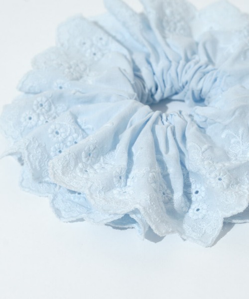 flower(フラワー)の「ガーデンレースシュシュ(シュシュ・レディース・ブルー/グリーン/アイボリー・FREE)」の13枚目の写真