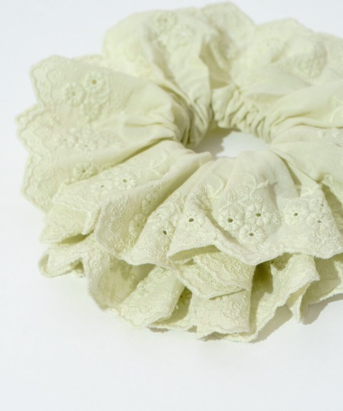 flower(フラワー)の「ガーデンレースシュシュ(シュシュ・レディース・ブルー/グリーン/アイボリー・FREE)」の16枚目の写真