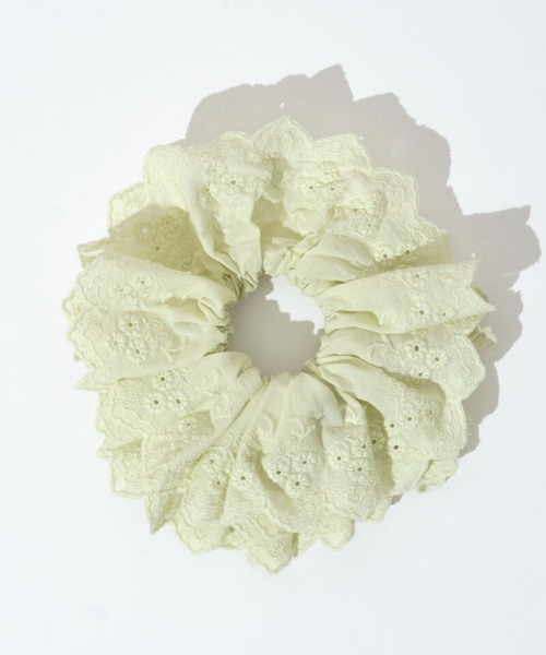 flower(フラワー)の「ガーデンレースシュシュ(シュシュ・レディース・ブルー/グリーン/アイボリー・FREE)」の17枚目の写真