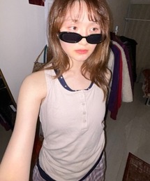 JEANASIS（ジーナシス）の「【25quee】レイヤードヘンリータンク2P/668216（タンクトップ）」