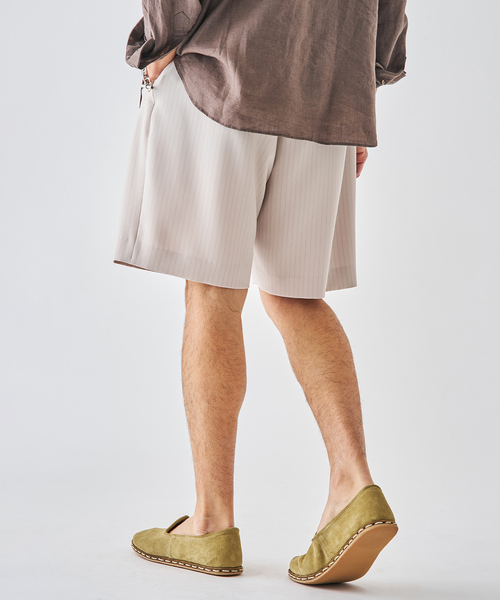 EDIFICE（エディフィス）の「ストライプ サイド アジャスト ショーツ（その他パンツ・メンズ・ネイビー/アイボリー・SMALL/MEDIUM/LARGE）」の8枚目の写真