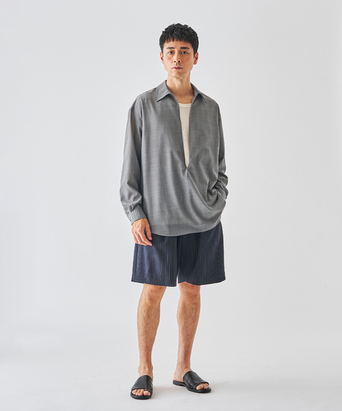 EDIFICE（エディフィス）の「ストライプ サイド アジャスト ショーツ（その他パンツ・メンズ・ネイビー/アイボリー・SMALL/MEDIUM/LARGE）」の11枚目の写真