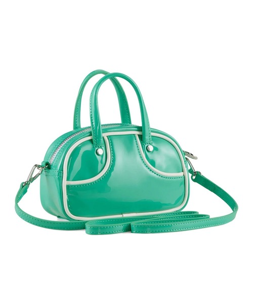 PUMA（プーマ）の「プーマ【PUMA】- グリップバッグ【1976 MICRO GRIP BAG VIBRANT GREEN 091824-10】（ショルダーバッグ・レディース・グリーン・ONE SIZE）」の3枚目の写真