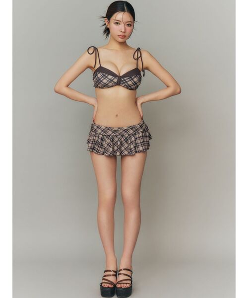 RESEXXY(リゼクシー)の「【swimwear】バイカラービキニ(水着・レディース・ブラウン/ホワイト・FREE)」の19枚目の写真