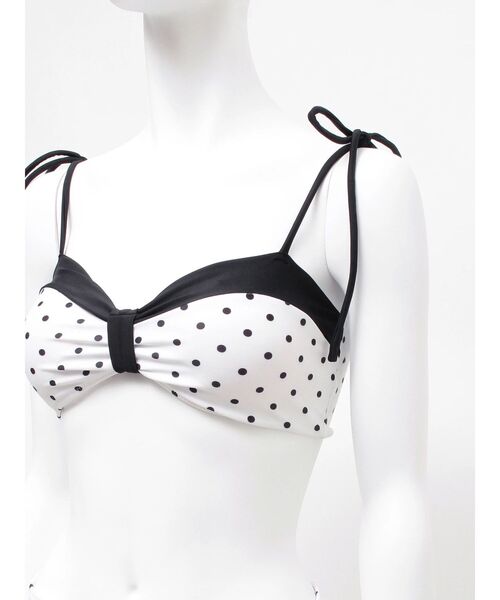 RESEXXY(リゼクシー)の「【swimwear】バイカラービキニ(水着・レディース・ブラウン/ホワイト・FREE)」の3枚目の写真