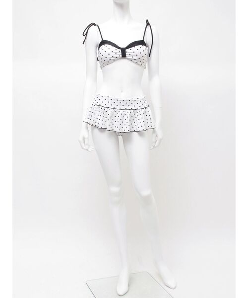 RESEXXY(リゼクシー)の「【swimwear】バイカラービキニ(水着・レディース・ブラウン/ホワイト・FREE)」の6枚目の写真