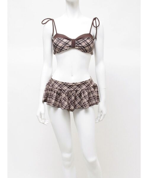 RESEXXY(リゼクシー)の「【swimwear】バイカラービキニ(水着・レディース・ブラウン/ホワイト・FREE)」の12枚目の写真