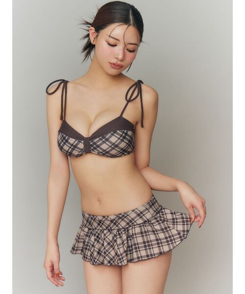 RESEXXY(リゼクシー)の「【swimwear】バイカラービキニ(水着・レディース・ブラウン/ホワイト・FREE)」の22枚目の写真