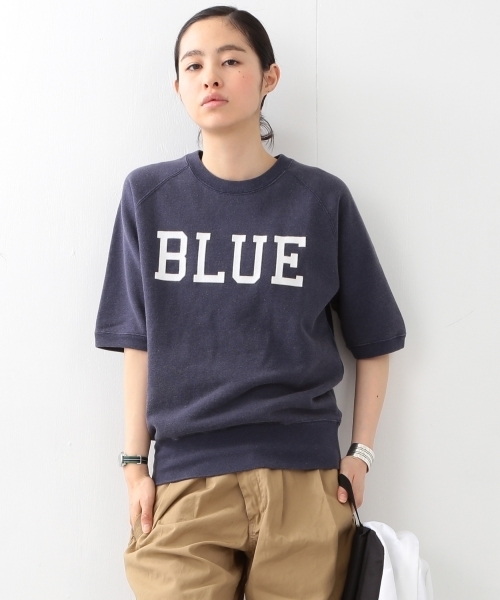 BEAMS BOY（ビームスボーイ）の「FRUIT OF THE LOOM×BEAMS BOY / ワッペン ショートスリーブ（スウェット・レディース・グレー/オリーブ/ネイビー・ONE SIZE）」の5枚目の写真