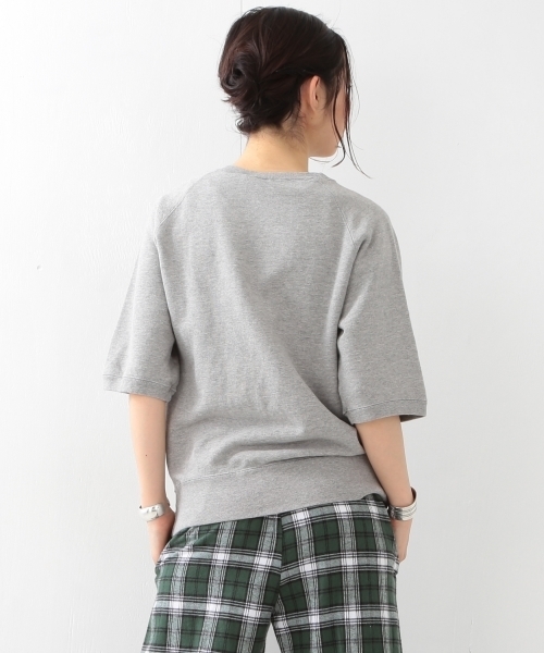 BEAMS BOY（ビームスボーイ）の「FRUIT OF THE LOOM×BEAMS BOY / ワッペン ショートスリーブ（スウェット・レディース・グレー/オリーブ/ネイビー・ONE SIZE）」の8枚目の写真