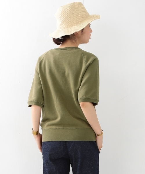 BEAMS BOY（ビームスボーイ）の「FRUIT OF THE LOOM×BEAMS BOY / ワッペン ショートスリーブ（スウェット・レディース・グレー/オリーブ/ネイビー・ONE SIZE）」の9枚目の写真