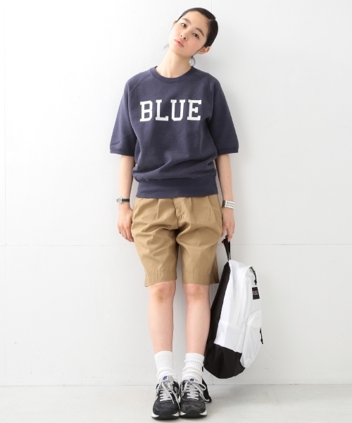 BEAMS BOY（ビームスボーイ）の「FRUIT OF THE LOOM×BEAMS BOY / ワッペン ショートスリーブ（スウェット・レディース・グレー/オリーブ/ネイビー・ONE SIZE）」の10枚目の写真