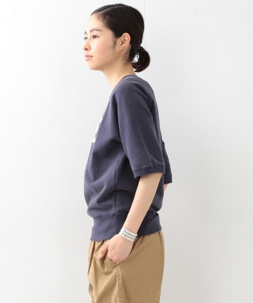 BEAMS BOY（ビームスボーイ）の「FRUIT OF THE LOOM×BEAMS BOY / ワッペン ショートスリーブ（スウェット・レディース・グレー/オリーブ/ネイビー・ONE SIZE）」の11枚目の写真