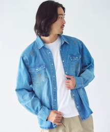 JE STUDS DENIM SHIRTS