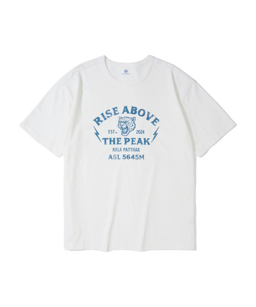 KALAPATTHAR（カラパタール）の「KP SLOGAN TIGER GRAPHIC SHORT-SLEEVED T-SHIRT - WHITE（Tシャツ/カットソー・メンズ・その他・MEDIUM/LARGE/X-LARGE）」の4枚目の写真