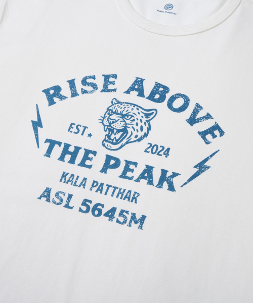 KALAPATTHAR（カラパタール）の「KP SLOGAN TIGER GRAPHIC SHORT-SLEEVED T-SHIRT - WHITE（Tシャツ/カットソー・メンズ・その他・MEDIUM/LARGE/X-LARGE）」の7枚目の写真