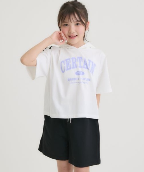 セール】【接触冷感】半袖パーカー＋ハーフパンツセット（セットアップ