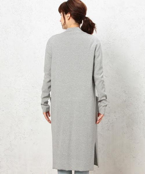 green label relaxing（グリーンレーベルリラクシング）の「KF HandWash C/A S/ロング カーディガン◆（カーディガン/ボレロ・レディース・ライトグレー/モカ/ネイビー/その他1・FREE）」の5枚目の写真