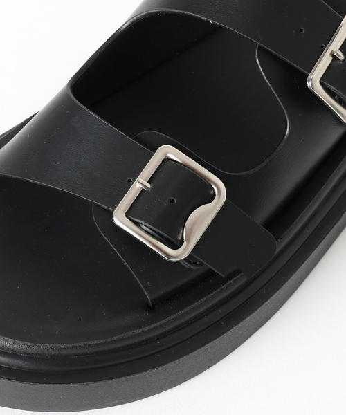 B.C STOCK（ベーセーストック）の「2BELT プラットフォームサンダル（サンダル・メンズ・ブラック/ベージュ・28cm/27cm/26cm）」の15枚目の写真