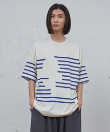 Dulcamara | グリッチボーダーT(Tシャツ/カットソー)