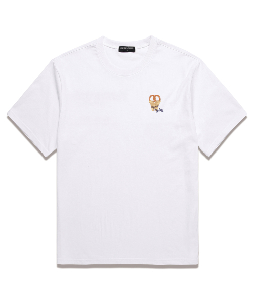 WISSY(ウィッシー)の「MINI FRESHLY BAKED 半袖Tシャツ (WS034) ホワイト(Tシャツ/カットソー・メンズ・その他・SMALL/MEDIUM/LARGE/X-LARGE/XX-LARGE)」の3枚目の写真
