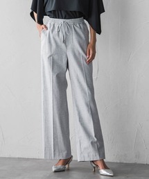 【WEB限定/+5cm丈長め】【極・名品パンツ】シェルタリングワイドパンツ