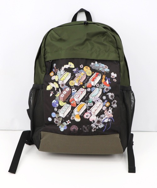 ScoLar(スカラー)の「662433:Majisandコラボ フルーティーサンドリュック(バックパック/リュック・レディース・カーキ/ベージュ・FREE)」の5枚目の写真