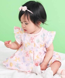 SLAP SLIP BABY（スラップスリップベビー）の「【お揃い】バルーン宝石アイス果物総柄プリントボディミニベビー(60~80cm)（ロンパース）」