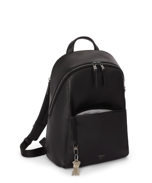 TUMI(トゥミ)の「VOYAGEUR 「ライナ」ミディアム・バックパック(A4/PC13インチまで対応)(バックパック/リュック・レディース・ブラック・FREE)」の4枚目の写真