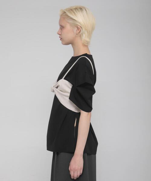 LAATO(ラート)の「tack sleeve tee(Tシャツ/カットソー・レディース・ホワイト/キャメル/ブラック・FREE)」の22枚目の写真