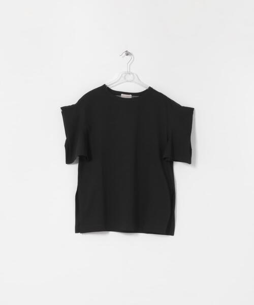 LAATO(ラート)の「tack sleeve tee(Tシャツ/カットソー・レディース・ホワイト/キャメル/ブラック・FREE)」の12枚目の写真